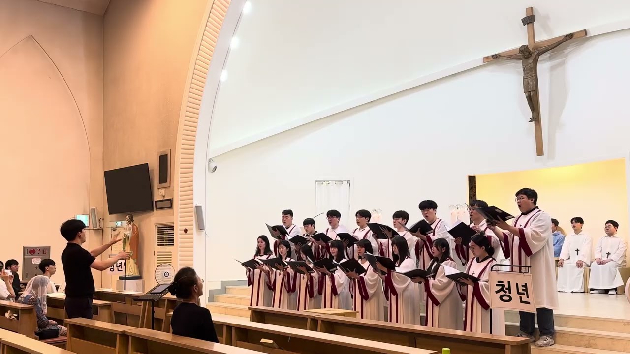 쟝 라신느의 찬가 ( Cantique de Jean Racine ) - Gabriel Fauré 2025/08/15 성모 승천 대축일 [쑥고개성당 에파타 청년성가대]