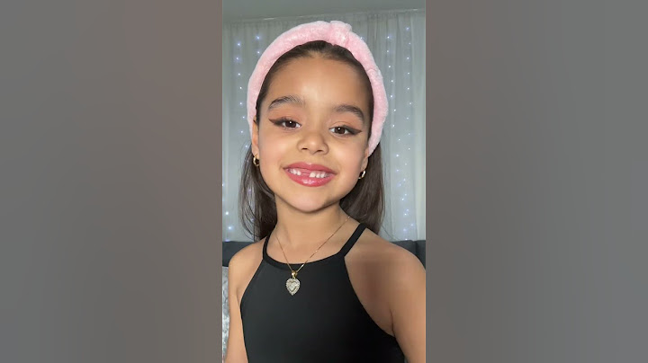 Jenna Ortega Inspired Makeup | Makeup By 6 Year Old Kassie