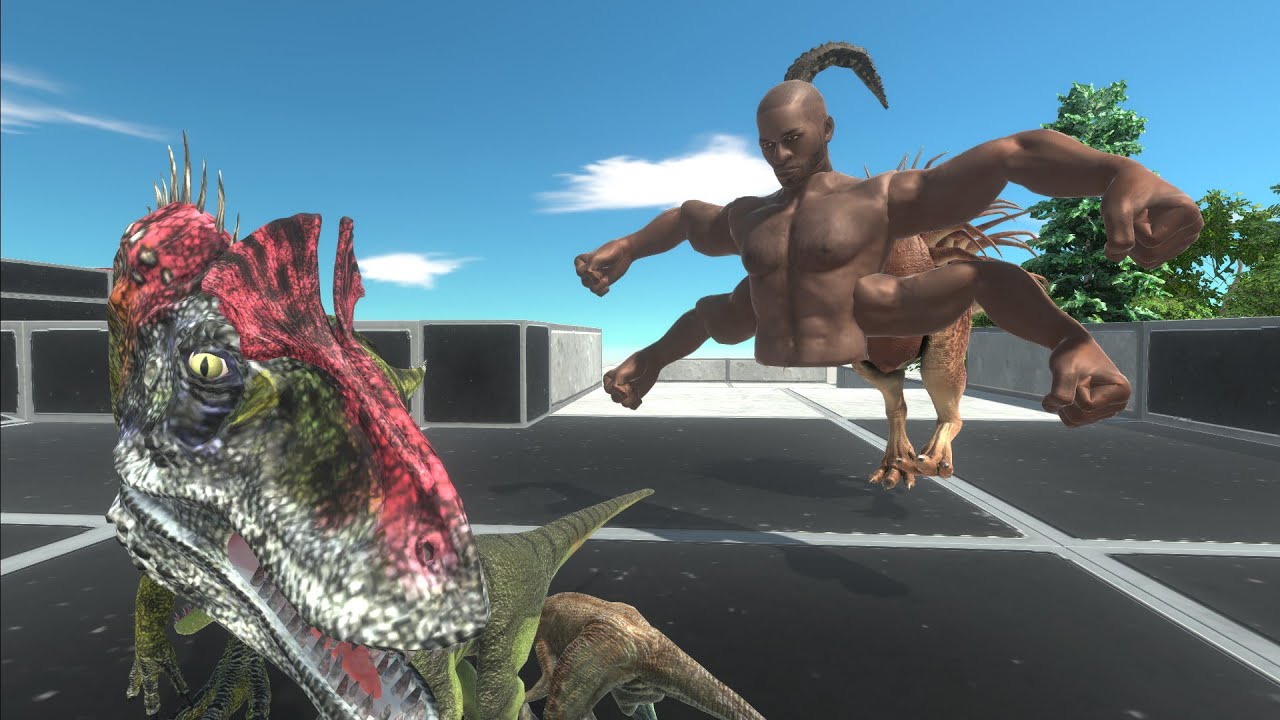 Escape from Mortal Kombat Goro - Escape from monster - Animal Revolt Battle Simulator