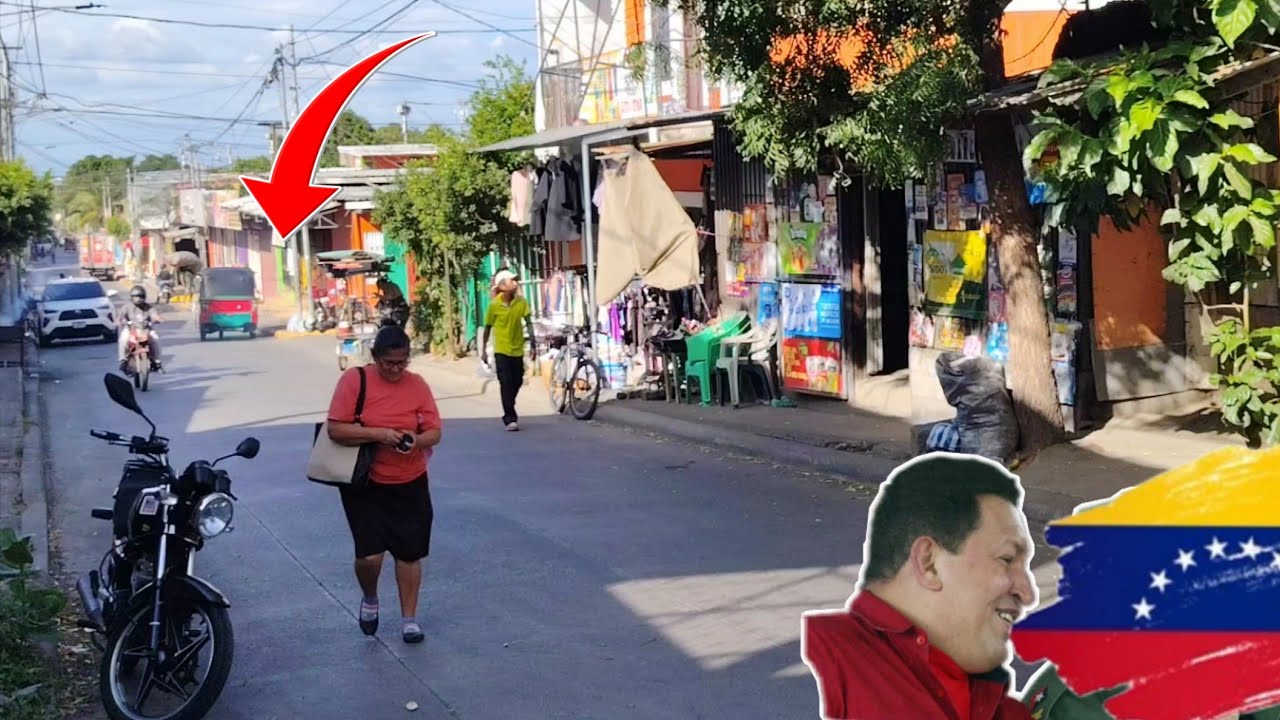Así es el Famoso BARRIO Hugo chávez en Managua