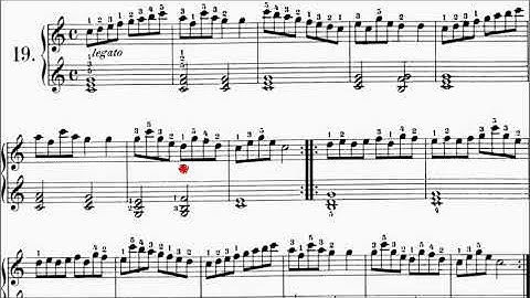 Con Brio Exam (CBE) Preliminary Czerny Op.599 No.19 Sheet Music