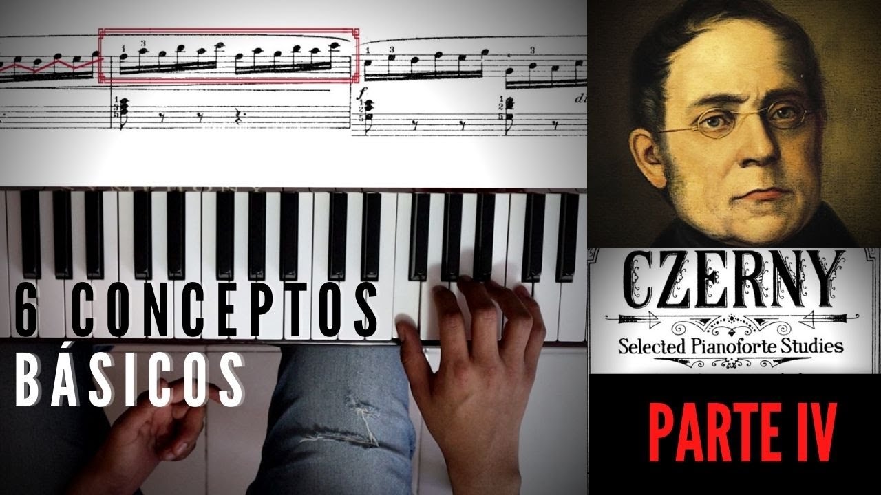 Conceptos que debes conocer para tocar bien el piano - Aprendiendo técnica con Czerny IV