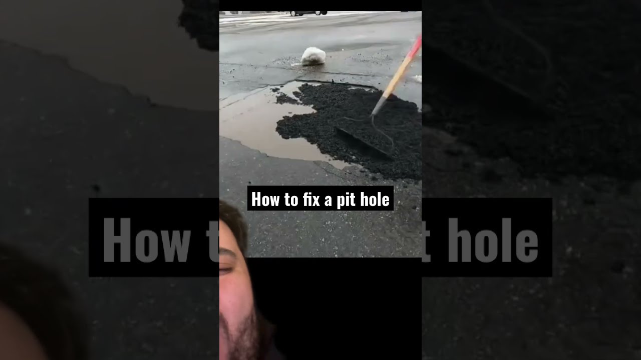 How To Fix A Pothole