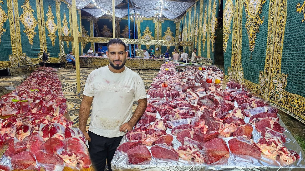 أكبر فرح في جمهورية برشيد 🇪🇬 فرحه العمده بهلول 🔥 طبخوا 5 فدادين رز و 6 طن لحمة .. حضره 5000 شخص ؟ 