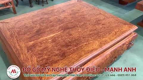 SẬP QUÂY TAM DIỆN GỖ CẨM LAI