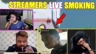 STREAMERS CAUGHT SMOKING ON LIVE STREAM | FT MORTAL CARRY MINATI GOLDY BHAI