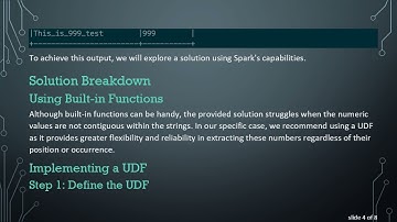 Extracting Numeric Data from a Spark DataFrame Column