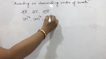 How to arrange surds in ascending or descending order || Manish Goyal Sir