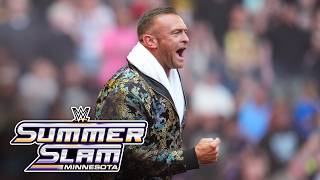 Nick Aldis uses Oasis for epic first WWE entrance: SummerSlam 2026 highlights