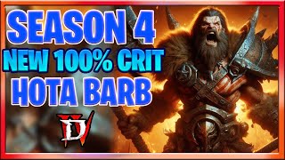 Diablo 4 Season 4 HOTA BARBARIAN Build Guide : Hammer of the ancients Season 4 Guide Barb