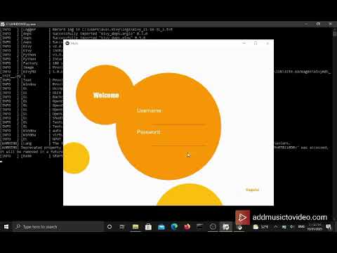 Animated Logging Screen by kivy and KivyMD