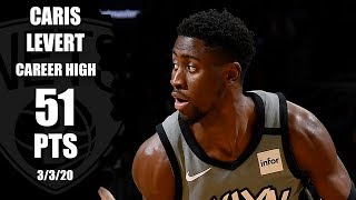 Caris levert was a walking bucket for the brooklyn nets, posting
career high 51-points as pulls off remarkable comeback against boston
celti...