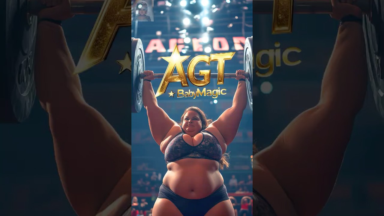 A Woman Shows Amazing Lose Weight on AGT #americagottalent #agt #magic #shorts #funny