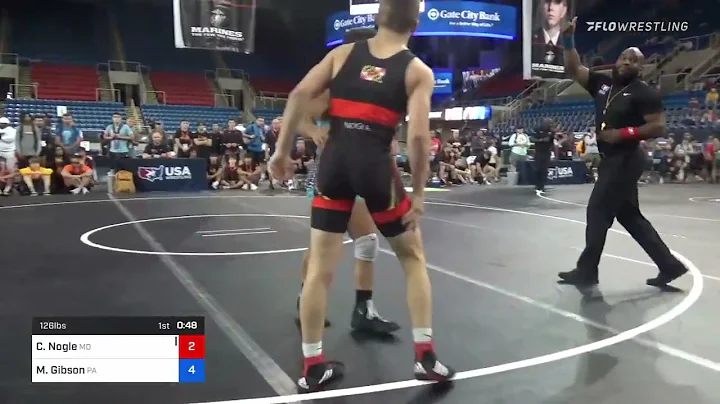 126 Lbs Semifinal - Coleman Nogle, Maryland Vs Mas...