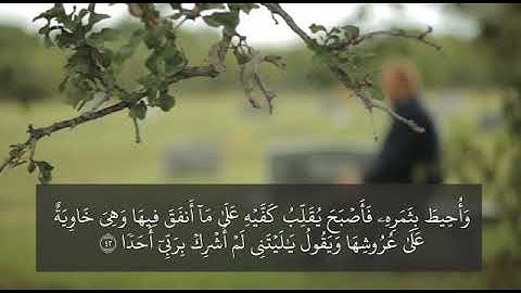 ولولا إذ دخلت جنتك قلت ما شاء الله لا قوة إلا بالله ...آية جميلة جداً من #سورة_الكهف #وسام_زعرب