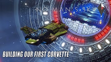 JE KUNT NU JE EIGEN SCHEPEN BOUWEN! | No Mans Sky Voyagers | Mijn eerste Corvette! | #1