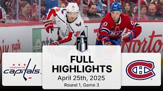 Thumbnail for NHL Playoff Highlights | Capitals vs. Canadiens | Game 3 | April 25, 2025