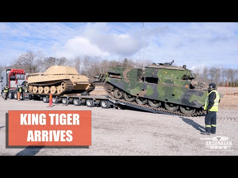 King Tiger Arrives | Arsenalen Swedish Tankmuseum