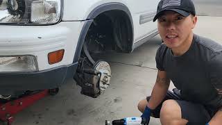 99 Honda CRV gets 20MM spacers put on with STOCK Wheels