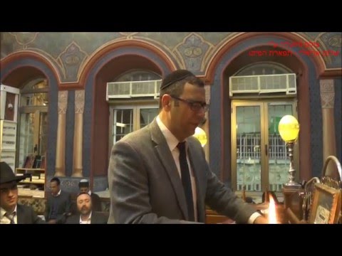 הבדלה החזן ר דוד צליח בבהכנ''ס עדס מצש''ק פ וישב שיגא תשע''ו