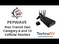 Pepwave Max Transit DUO Cat 6 and 12 Cellular Router Overview