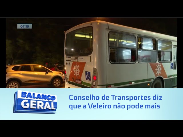 Conselho de Transportes diz que a Veleiro não pode mais prestar serviços em Maceió