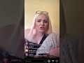 racist white girl calling people “n*ggas” + breaks down in tears after dad comment [Instagram Live]