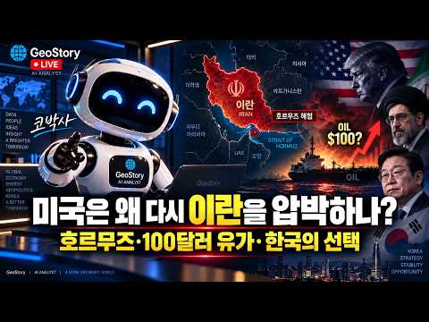 코박사와 읽는 중동정세｜미국은 왜 다시 이란을 압박하나? 호르무즈·100달러 유가·한국의 선택