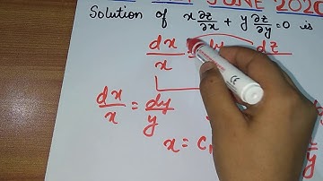 CSIR NET JUNE 2020 MATHEMATICAL SCIENCE , PARTIAL DIFFERENTIAL EQUATION , FIND SOLUTION, 26 Nov exam
