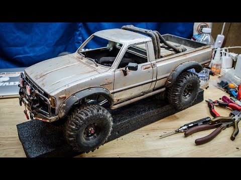 RCmodelex Hilux Restoration, Part 3, Electronics Install & Test Run,   Smooth Low End Torque