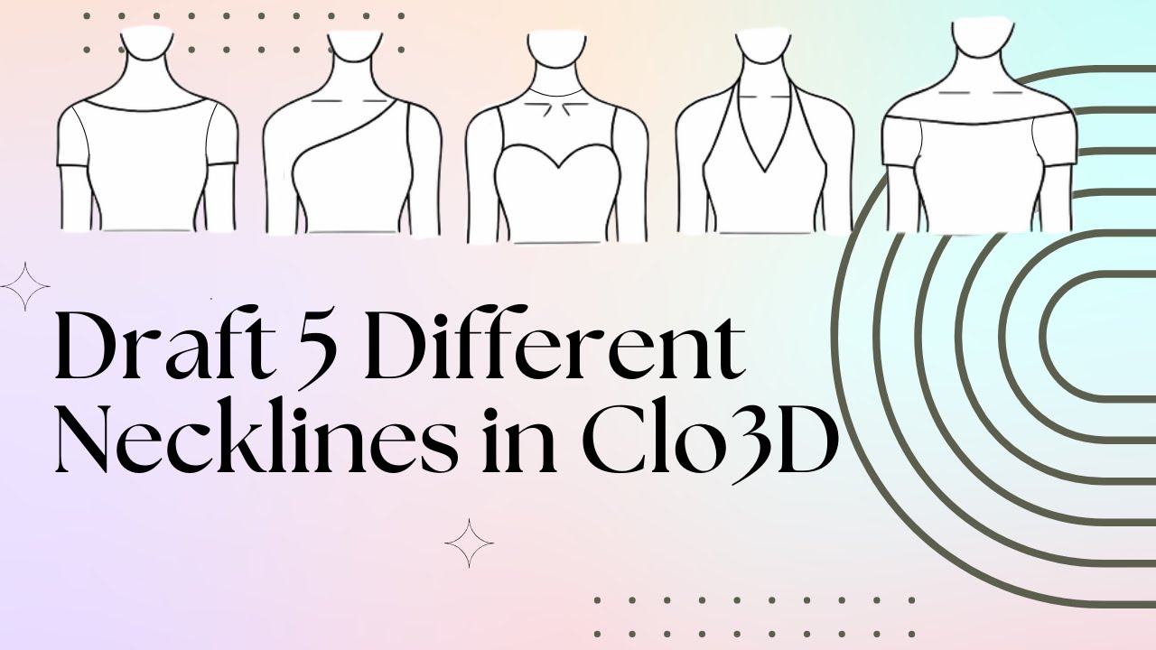 Draft These 5 Gorgeous Neckline Designs for Your Dress Draft These 5 Gorgeous Neckline Designs for Your Dress