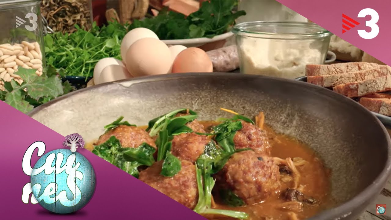 Mandonguilles amb bolets - Cuines