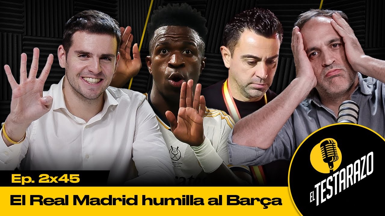 EL REAL MADRID HUMILLA al BARÇA en la SUPERCOPA - YouTube