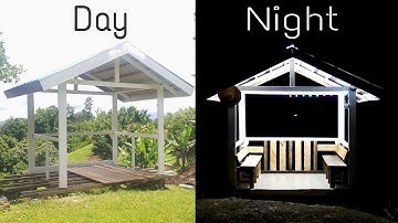 Building An Awesome Hut In The Garden | Time lapse | Part 2