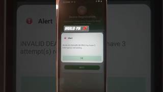 invalid Dealer pin 📌  Dbt in Fertilizer #dbt #fertilizer #posmachine #shortvideo