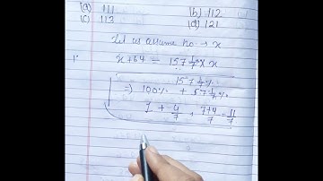 If 64 is added in a Number then Number becomes 157⅐% of itself. find the Number - ?