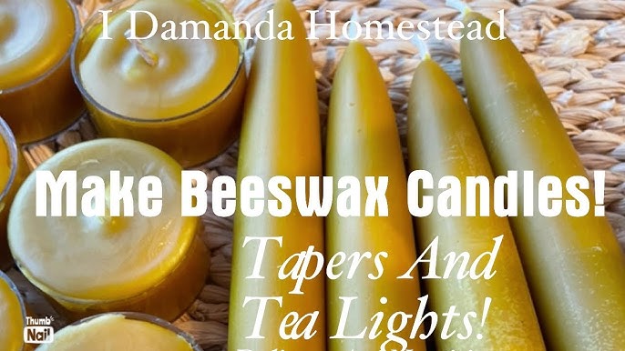 How to Make Beeswax Candles - Farmhouse on Boone
