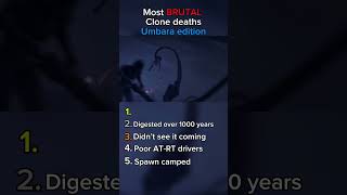 Ranking Brutal Umbara Clone Deaths starwars clonewars