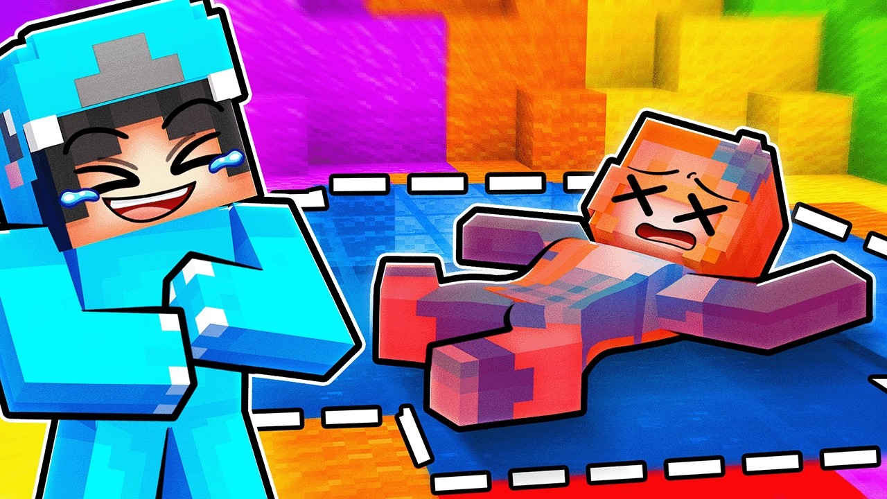 Using FAKE WATER in Minecraft But You fall... FOREVER!