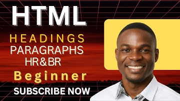 HTML Headings, Paragraphs, HR & BR Explained  HTML Tutorial for Beginners 2025