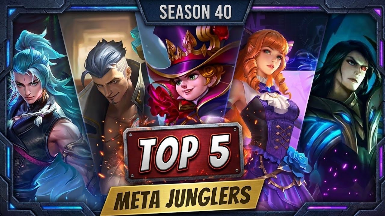 TOP 5 STRONGEST JUNGLERS RIGHT NOW (SEASON 40)