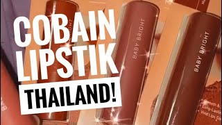 BABY BRIGHT COTTON SOFT MATTE LIPSTICK REVIEW | LIPSTICK THAILAND MURAH BAGUS BGT