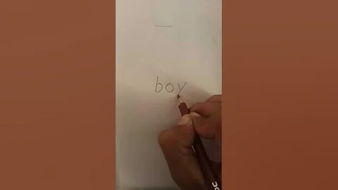 How To Draw A Boy With Word boy | Easy Drawing #shorts​ #youtubeshorts​ #artsroom​ #drawing​ #howto​