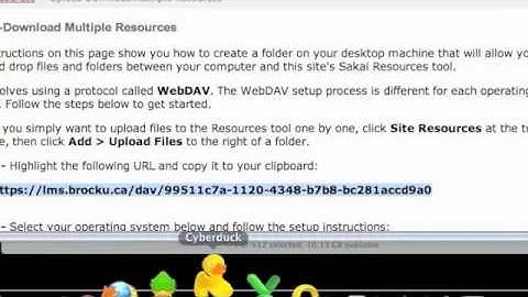 Isaak - Upload With Cyberduck (MAC OS)