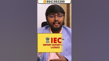 What is IEC? IE Code Registration #shorts