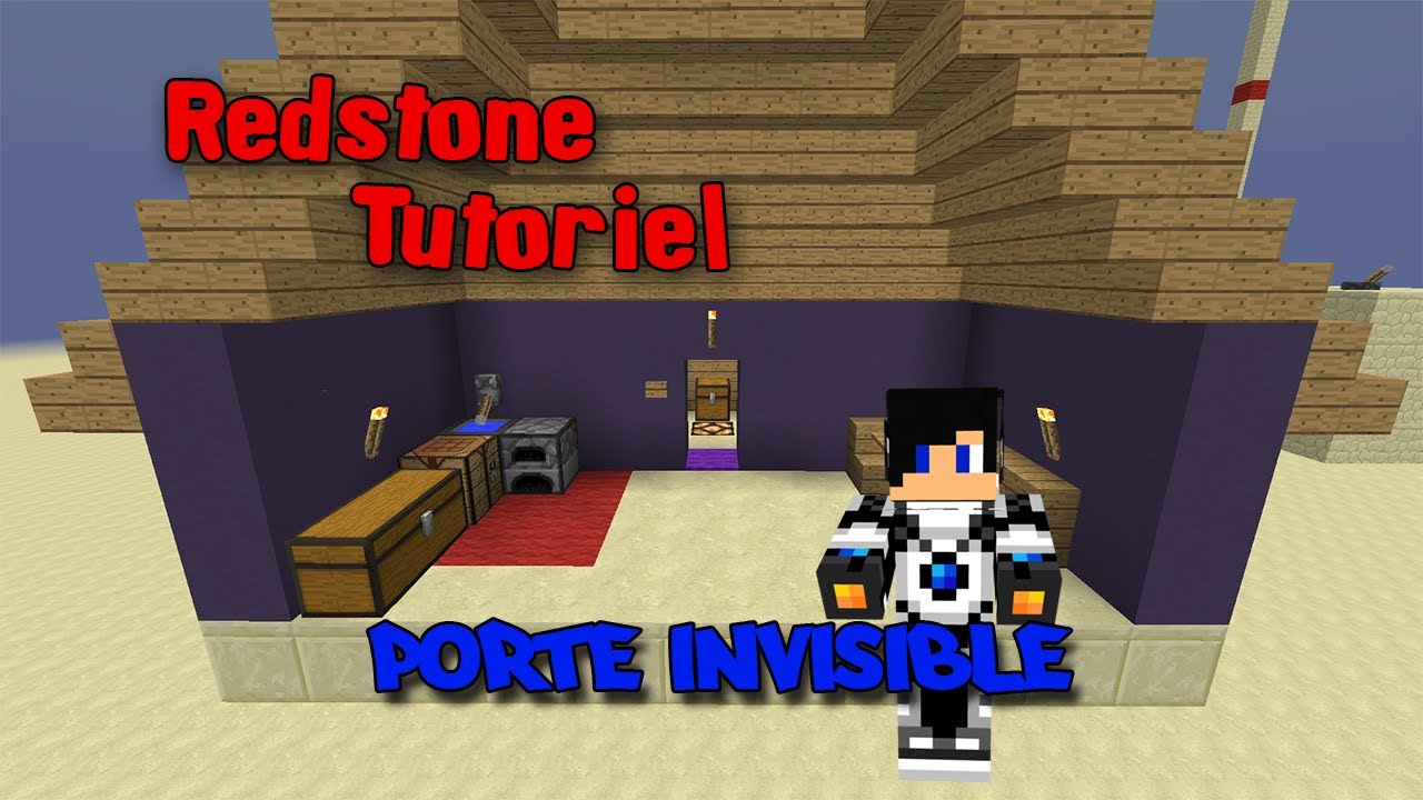 Minecraft | Tutoriel Porte Invisible - YouTube