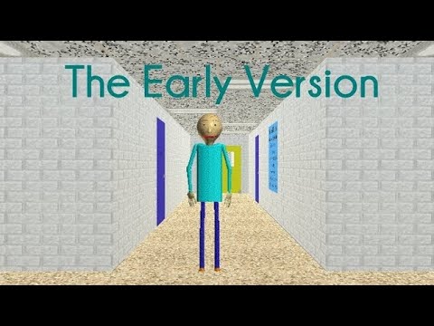The Early Version | Baldi's Basics Mod - YouTube