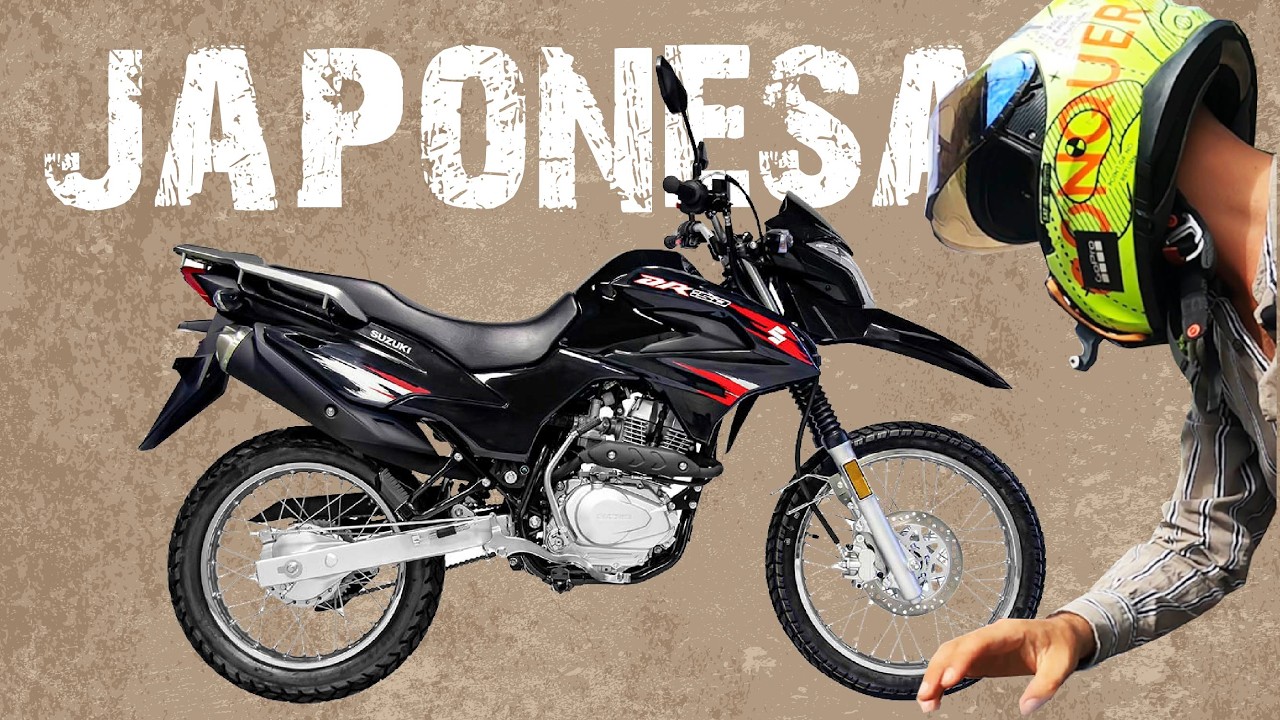 Probamos SUZUKI DR 150 MOTO 100% JAPONESA X TROCHA