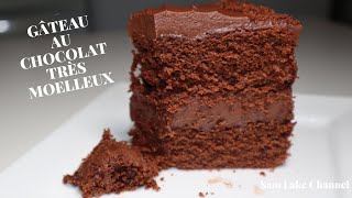 GÂTEAU AU CHOCOLAT TRÈS MOELLEUX | GANACHE AU CHOCOLAT TRES SIMPLE | كيك با اشكلاط سهل و لذيذ