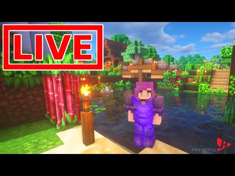 LIVE MINECRAFT!! new shops in marketplace??